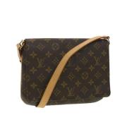 Pre-owned Canvas louis-vuitton-bags Louis Vuitton Vintage , Brown , Da...