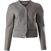Pre-owned Wool outerwear Balenciaga Vintage , Gray , Dames