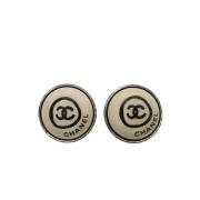 Pre-owned Metal chanel-jewelry Chanel Vintage , Beige , Dames