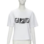 Pre-owned Cotton tops Fendi Vintage , White , Dames