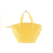 Pre-owned Canvas louis-vuitton-bags Louis Vuitton Vintage , Yellow , D...