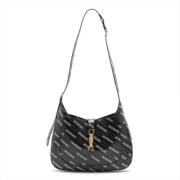 Pre-owned Leather handbags Gucci Vintage , Black , Dames