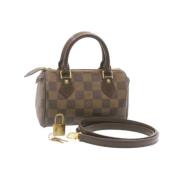 Pre-owned Canvas handbags Louis Vuitton Vintage , Brown , Dames