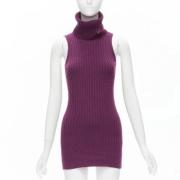 Pre-owned Cashmere tops Gucci Vintage , Purple , Dames