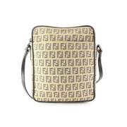 Pre-owned Leather fendi-bags Fendi Vintage , Beige , Dames