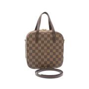 Pre-owned Canvas handbags Louis Vuitton Vintage , Brown , Dames