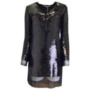 Pre-owned Silk dresses Stella McCartney Pre-owned , Black , Dames