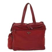 Pre-owned Fabric travel-bags Prada Vintage , Red , Dames