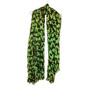 Gebruikte sjaal Louis Vuitton Vintage , Green , Unisex
