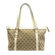 Pre-owned Canvas totes Gucci Vintage , Brown , Dames