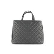 Vintage Leren Tassen Chanel Vintage , Black , Dames