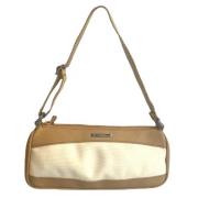 Pre-owned Leather handbags Gucci Vintage , Beige , Dames