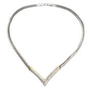 Pre-owned Metal necklaces Dior Vintage , Gray , Dames