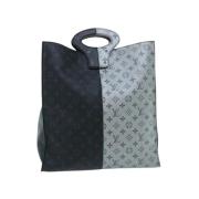 Pre-owned Canvas louis-vuitton-bags Louis Vuitton Vintage , Gray , Dam...