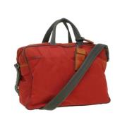 Pre-owned Nylon handbags Prada Vintage , Red , Dames