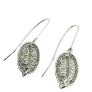 Pre-owned Metal earrings Dior Vintage , Gray , Dames