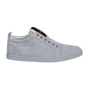 Luxe Mid-High Top Sneakers Christian Louboutin , Gray , Heren