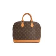 Tweedehands Gecoate Canvas Louis Vuitton Alma Handtas Louis Vuitton Vi...