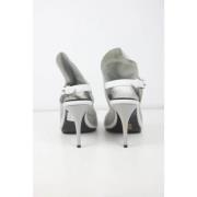 Pre-owned Leather heels Balenciaga Vintage , Gray , Dames