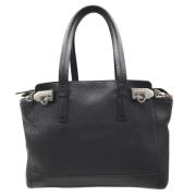 Pre-owned Leather handbags Salvatore Ferragamo Pre-owned , Black , Dam...