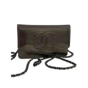 Pre-owned Leather handbags Chanel Vintage , Multicolor , Unisex