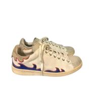 Pre-owned Canvas sneakers Isabel Marant Pre-owned , White , Dames