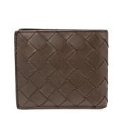 Pre-owned Leather wallets Bottega Veneta Vintage , Brown , Dames