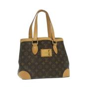 Pre-owned Canvas handbags Louis Vuitton Vintage , Brown , Dames