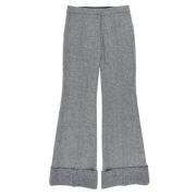 Pre-owned Wool bottoms Stella McCartney Pre-owned , Gray , Dames