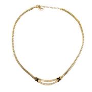 Pre-owned Yellow Gold necklaces Dior Vintage , Yellow , Dames