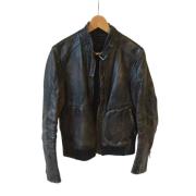Pre-owned Leather outerwear Marc Jacobs Pre-owned , Black , Dames