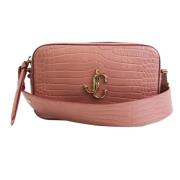 Pre-owned Leather handbags Jimmy Choo Pre-owned , Pink , Dames