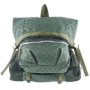 Pre-owned Nylon backpacks Bottega Veneta Vintage , Green , Dames