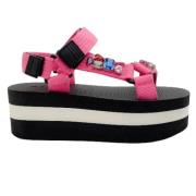 Canvas sandals Marni , Pink , Dames