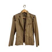 Pre-owned Cotton outerwear Saint Laurent Vintage , Brown , Dames