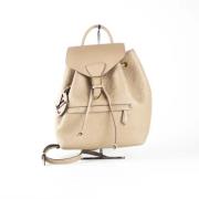 Pre-owned Fabric backpacks Louis Vuitton Vintage , Beige , Unisex