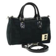Pre-owned Canvas shoulder-bags Bally Pre-owned , Black , Dames
