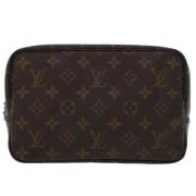 Pre-owned Canvas clutches Louis Vuitton Vintage , Brown , Dames