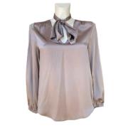 Pre-owned Silk tops Marc Jacobs Pre-owned , Brown , Dames