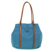 Pre-owned Fabric prada-bags Prada Vintage , Blue , Dames