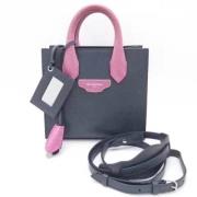 Pre-owned Leather handbags Balenciaga Vintage , Gray , Dames