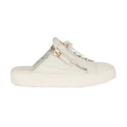 Pre-owned Leather sneakers Giuseppe Zanotti Pre-owned , Beige , Dames