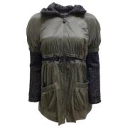 Pre-owned Fabric outerwear Chanel Vintage , Green , Dames