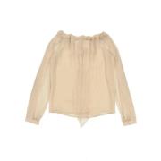 Pre-owned tops Versace Pre-owned , Beige , Dames