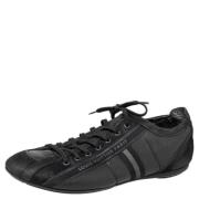 Pre-owned Leather sneakers Louis Vuitton Vintage , Black , Heren