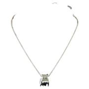 Pre-owned White Gold necklaces Bvlgari Vintage , Gray , Dames