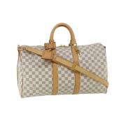 Pre-owned Canvas louis-vuitton-bags Louis Vuitton Vintage , Beige , Da...