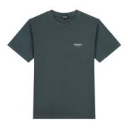 Stijlvolle Anthracite T-shirt voor Mannen Quotrell , Green , Heren