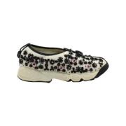 Pre-owned Nylon sneakers Dior Vintage , White , Dames