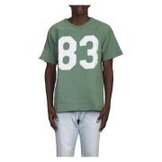 V-Hals Voetbal T-shirt ERL , Green , Heren